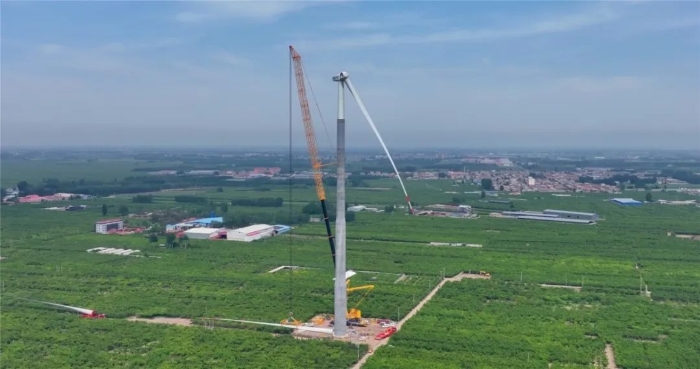 “全球第一吊”再臨燕趙！166米，XCA4000助力華北綠電