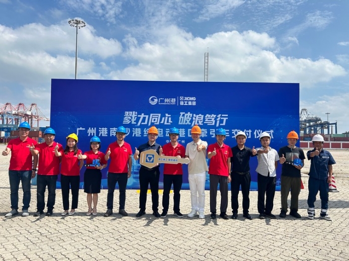 全力以赴！徐工純電動港口牽引車綠動廣州南沙港