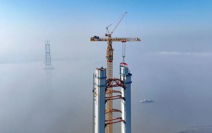 339米！世界級(jí)跨江大橋，新突破